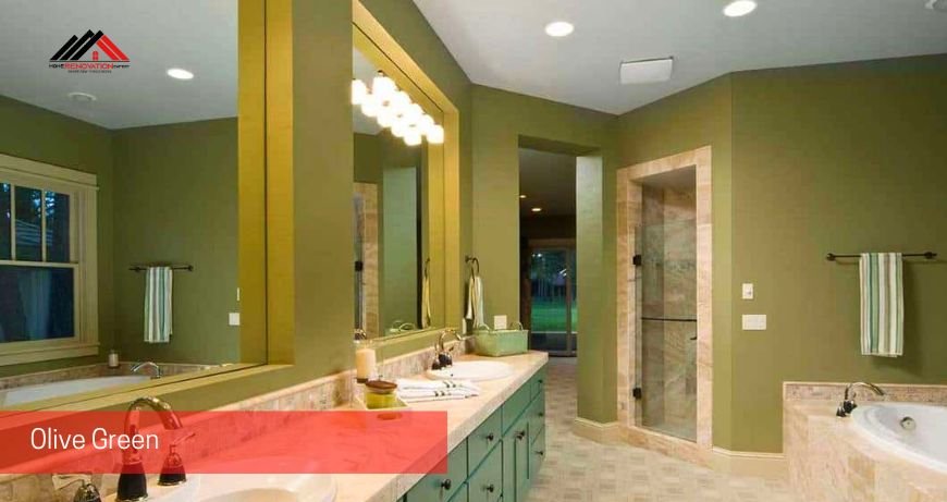 Olive Green Bathroom Colour