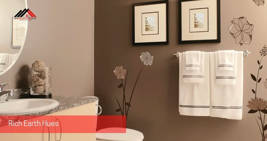 Rich Earth Hues Bathroom Color