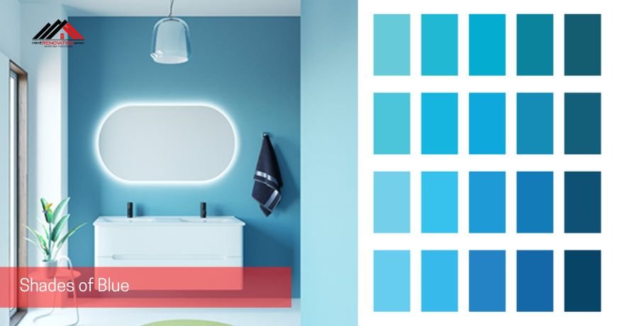 Shades of Blue : Bathroom Colour